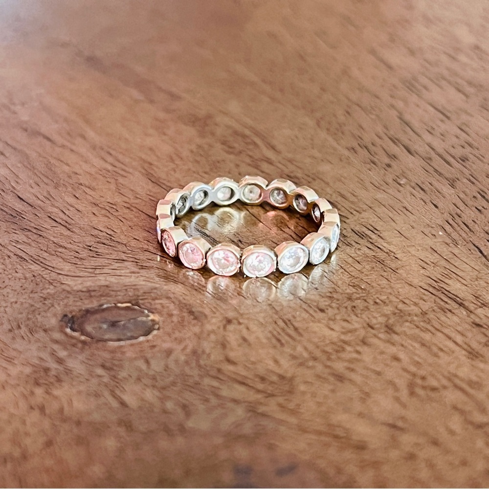 VINTAGE WHITE GOLD & DIAMOND ETERNITY RING BAND